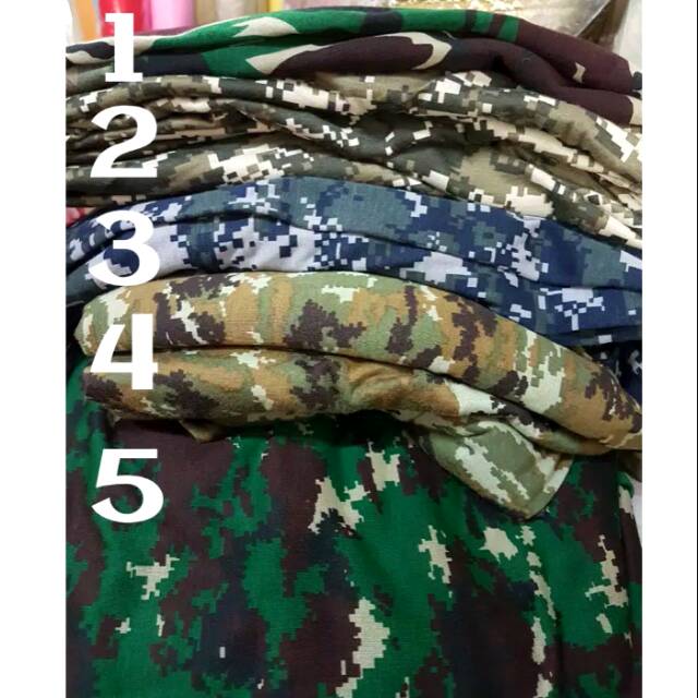 BAHAN KAIN KAOS / LORENG ABRI / doreng TENTARA DIGITAL / LORENG DIGITAL us navy LORENG TARGET (YARD)