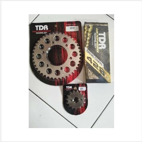 GEAR GIR SET RANTAI TDR VIXION R15 XABRE JUPITER MX KING BYSON BY TDR