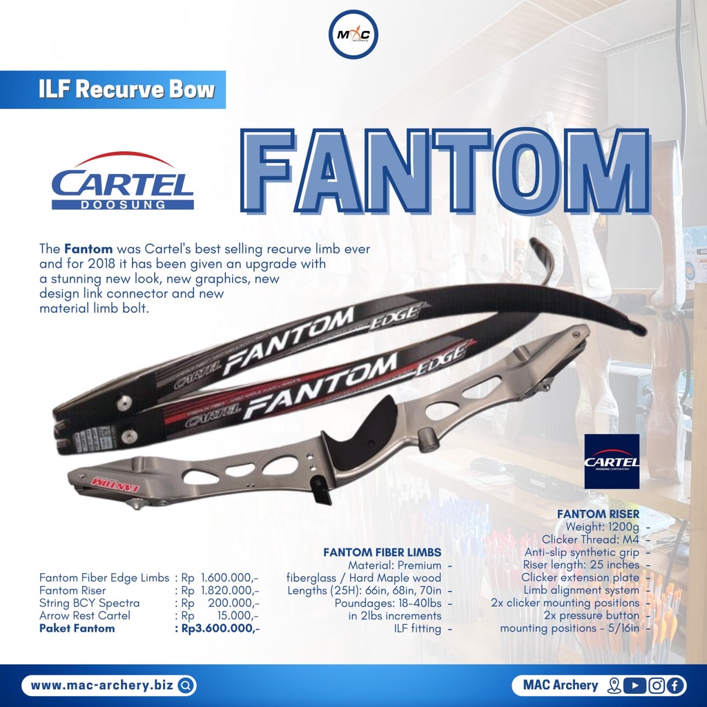 PROMO SET BUSUR ILF CARTEL FANTOM BUSUR PANAHAN