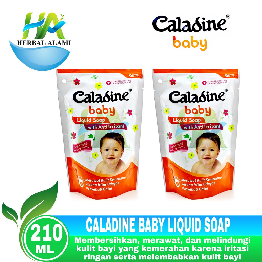 Caladine Baby Liquid Soap 210ml Refill / Sabun Cair Caladine liquid