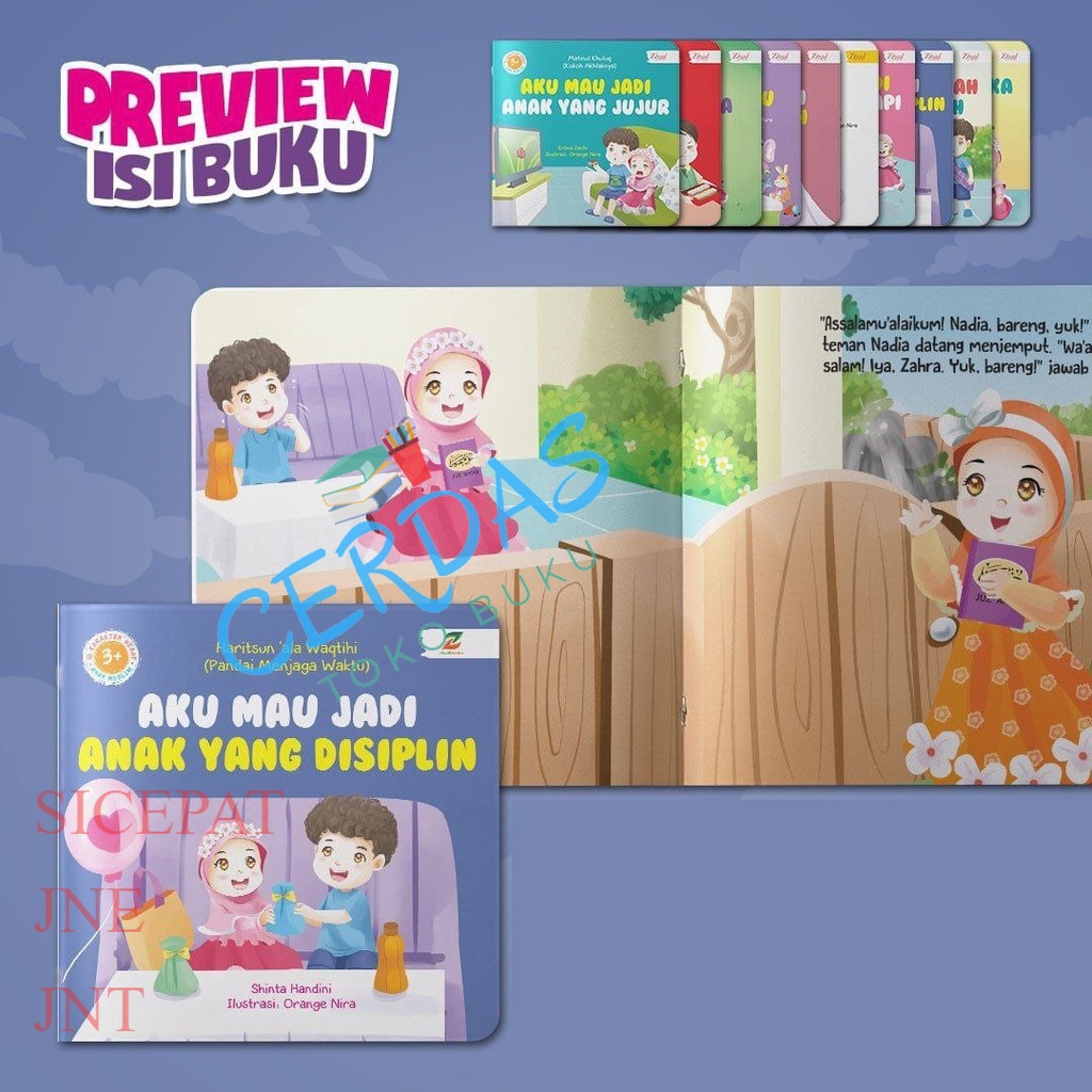 CTK   Buku Anak  10 Karakter Hebat Anak Muslim  Ziyadbooks buku cerita anak  buku cerita islami  buku cerita anak islami  buku cerita anak islami 1 paket