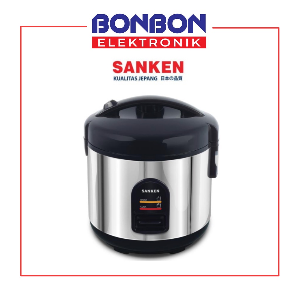 Sanken Magic Com Rice Cooker Stainles SJ-135H / SJ 135 / SJ 130 H 1L