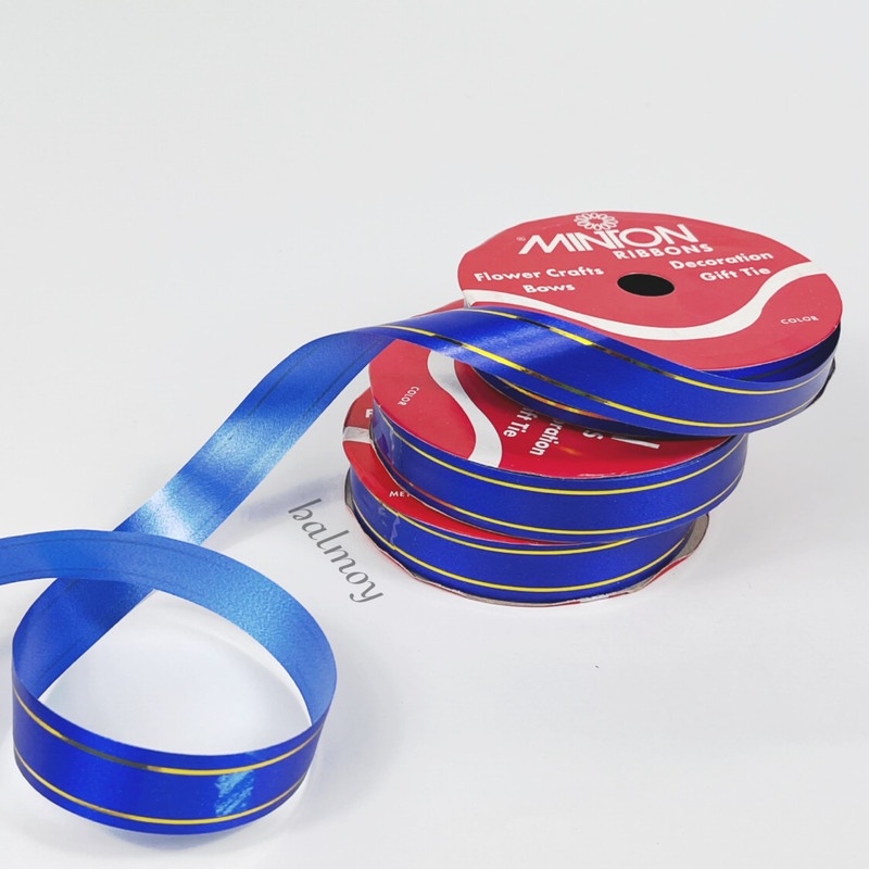 

PITA JEPANG / KADO 3/4 INCI 2 CM LIST MAS BIRU TUA #B143