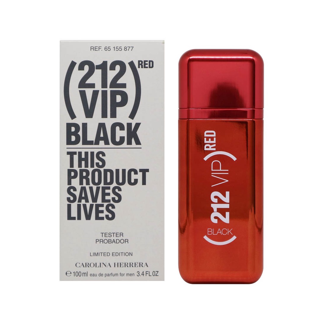 Parfum Original Carolina Herrera 212 VIP Black Red Tester
