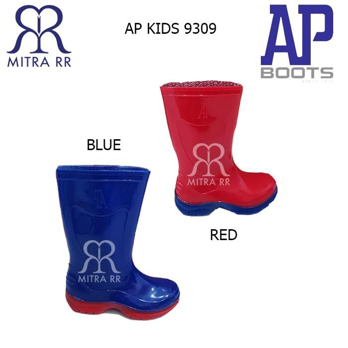 Sepatu AP Kids 9309 Blue / Red AP Boots Anak Sekolah Outbond Biru Merah