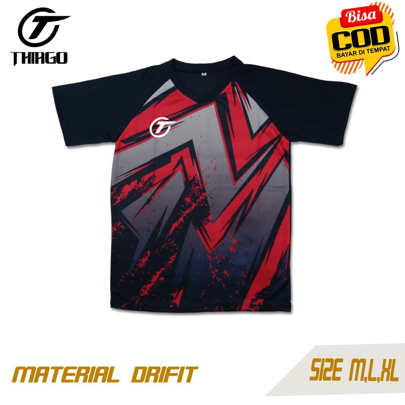 SPORTONE/KAOS VOLI DRIFIT PRINTING/JERSEY BULUTANGKIS PRINTING/JERSEY BOLA PRINTING/KAOS OLAHRAGA DRIFIT