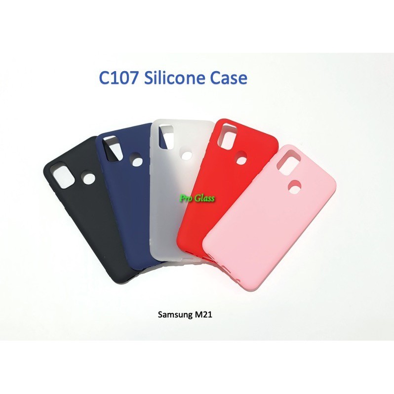 C107 Samsung M21 / M51 Colourful Ultrathin Silicone Matte Soft Case
