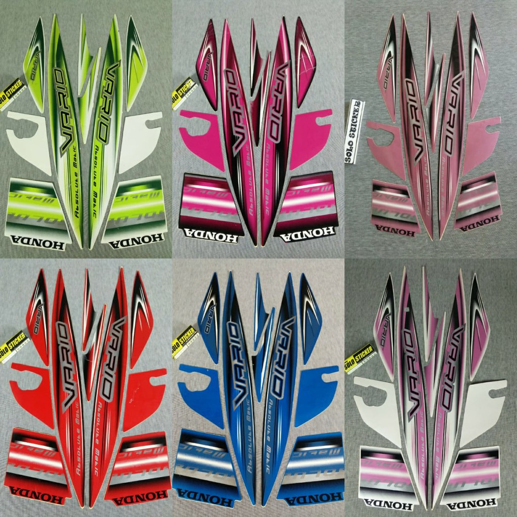 Striping Sticker motor Honda Vario 110 CW 2008