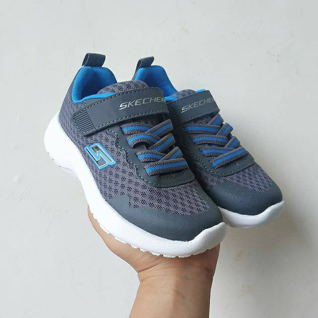 SALE SKECHERS BOY GREY Sepatu Anak Laki-laki