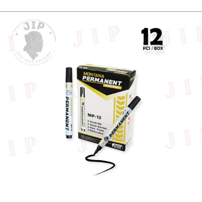 

(PCS) Spidol Permanent Marker Ozzie Vtro / Spidol Permanent Murah Hitam Biru