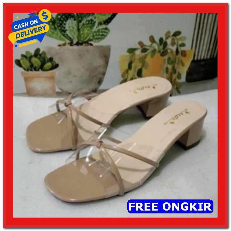 Sepatu Hak Tahu Wanita Kekinian 2023 Sepatu Pesta Kondangan Terbaru Mu Dfc Sandal Heels Wanita Hak