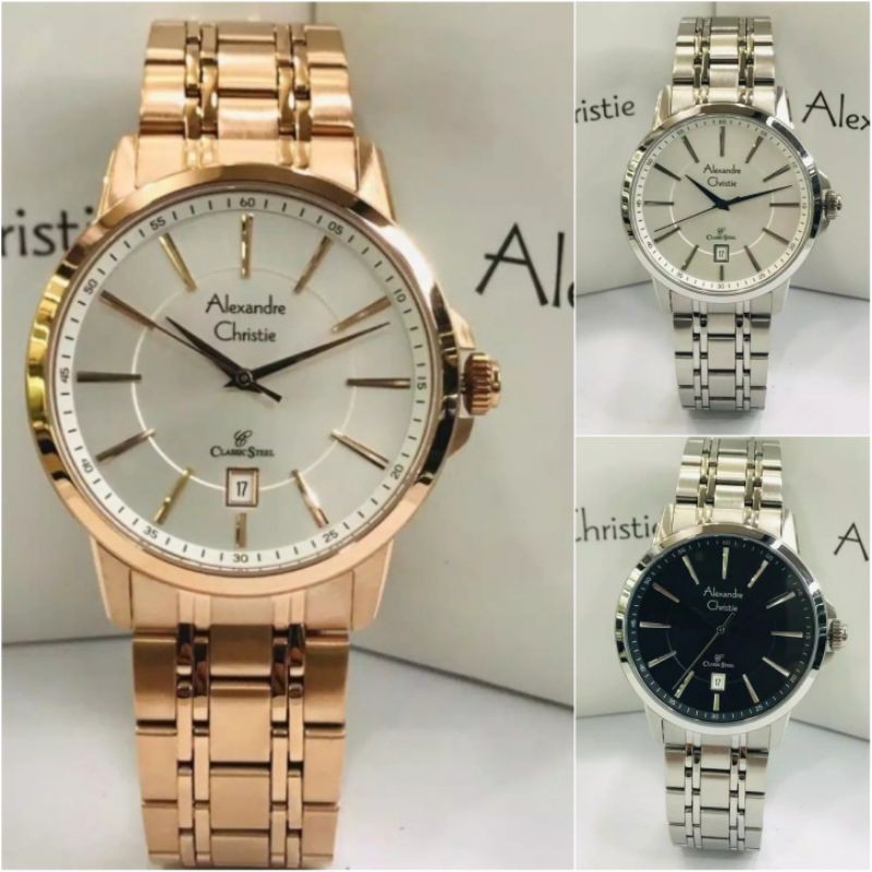 JAM TANGAN PRIA ALEXANDRE CHRISTIE ORIGINAL AC.8636MD,GARANSI RESMI ALEXANDRE CHRISTIE 1TAHUN