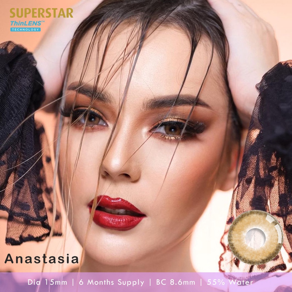 Superstar Anastasia softlens warna bulanan