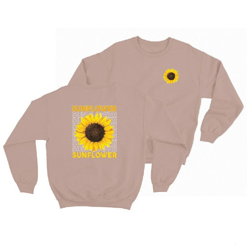 Sweater basic pria wanita (Sunflower)