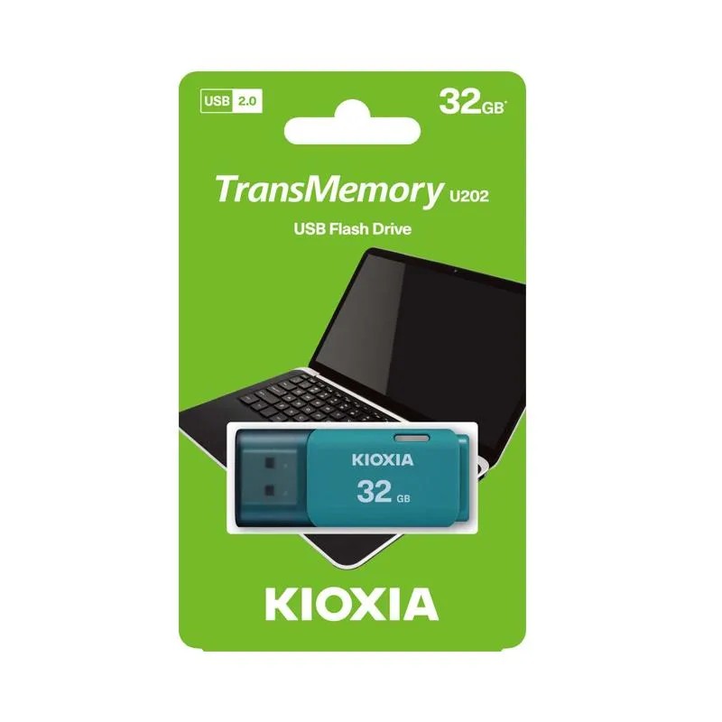 FLASHDISK KIOXIA 32GB TRANSMEMORY U202 GARANSI RESMI / ORIGINAL