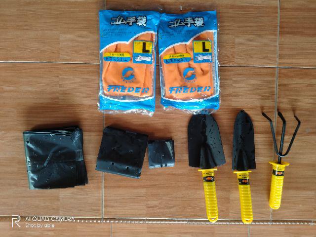 10 Pcs Plastik Polybag Hitam 12x12 Cm Eceran Per Lembar | Polibag | Plastik Hitam