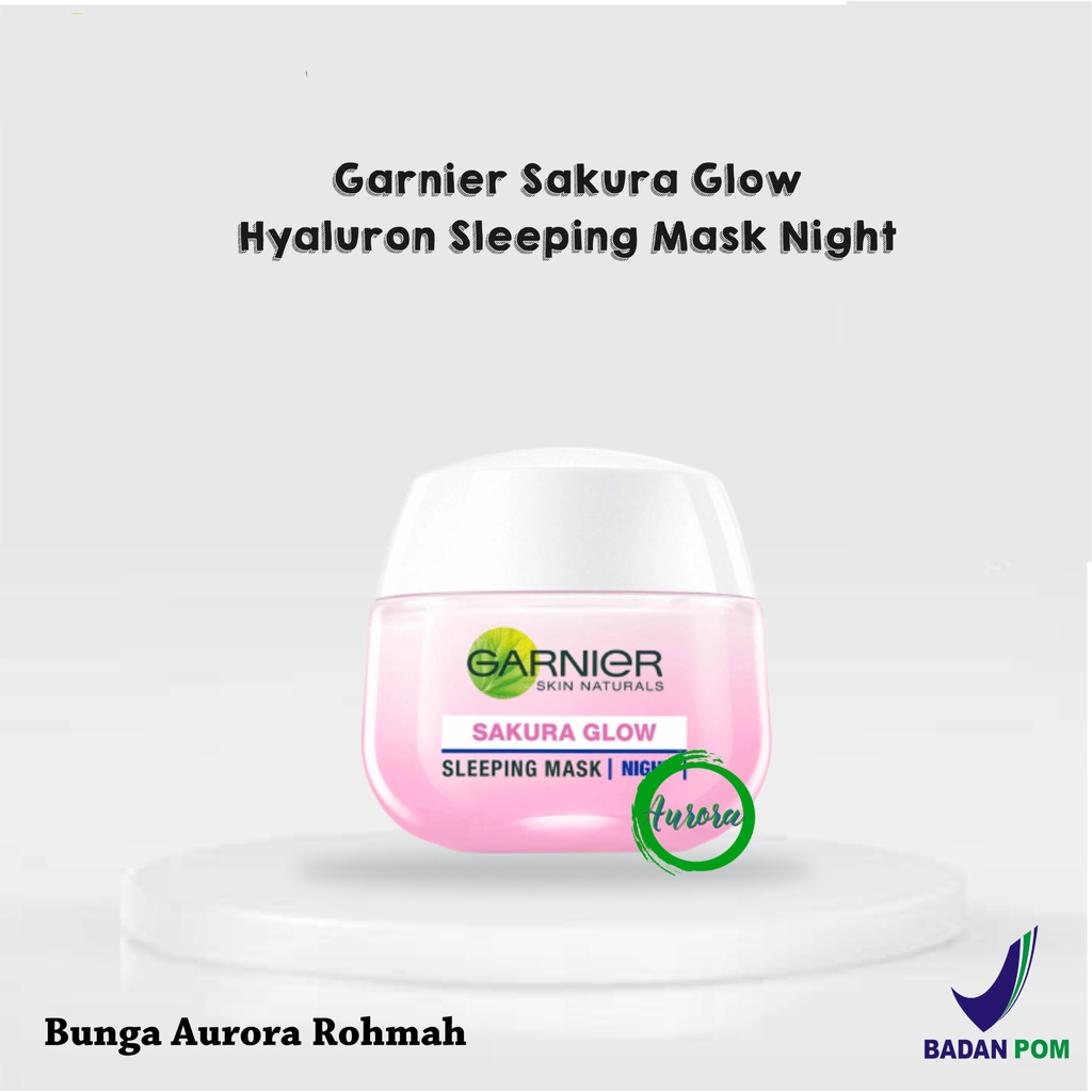 Garnier Sakura Night Cream 20ml / 50gr | Garnier Sakura Glow