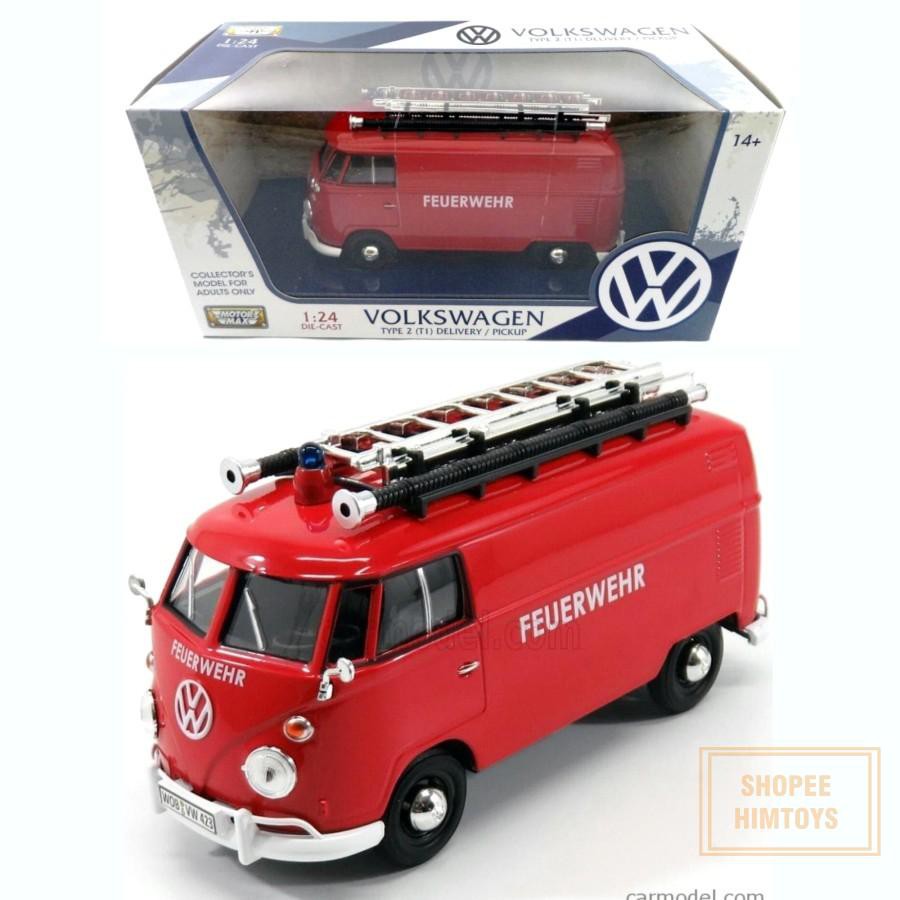 Motor Max 1/24 Volkswagen Type 2 T1 Fire Van