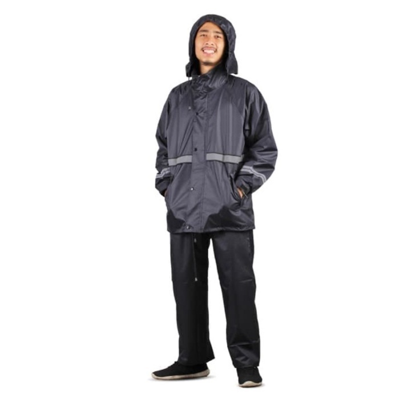 Jas Hujan Jas Hujan Setelan Jaket Celana PREMIUM High Quality Rainsuit | Jas Hujan Motor | Jas Hujan Dewasa Wanita Pria | 100% Waterproof - Raincoat Unisex Fashion Orang Dewasa /- Jas Hujan Anti Bocor Termurah