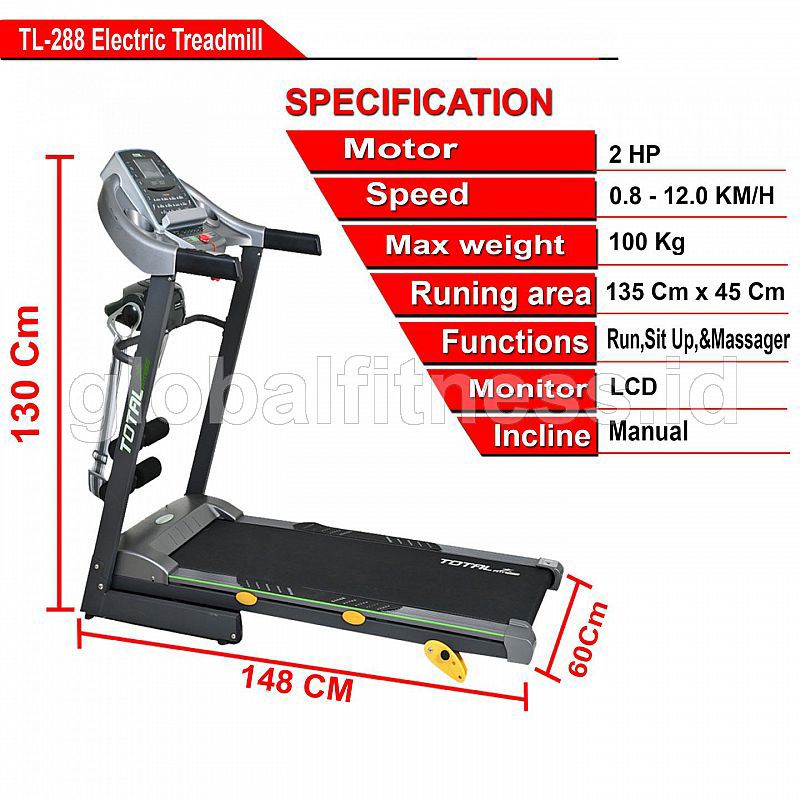 Treadmill Total Fitness TL-288
