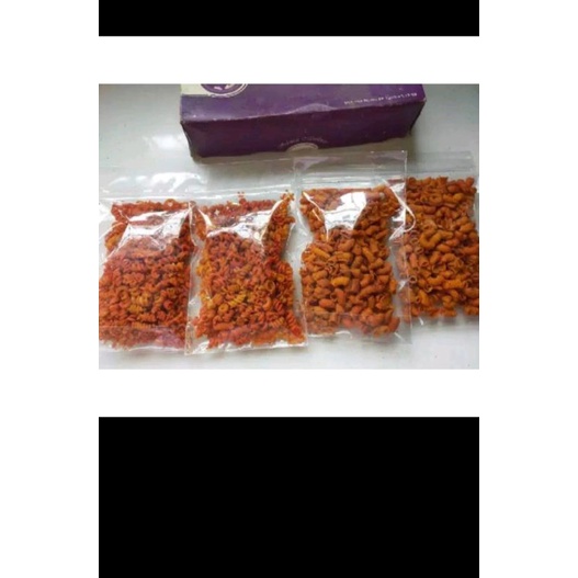 

makaroni spiral pedas rasa daun jeruk berat 80g