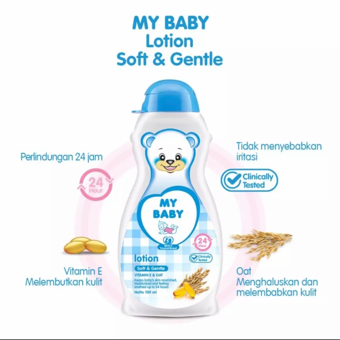 My Baby Cologne Soft and Gentle 100 ml 100ml bayi pewangi  mybaby formula