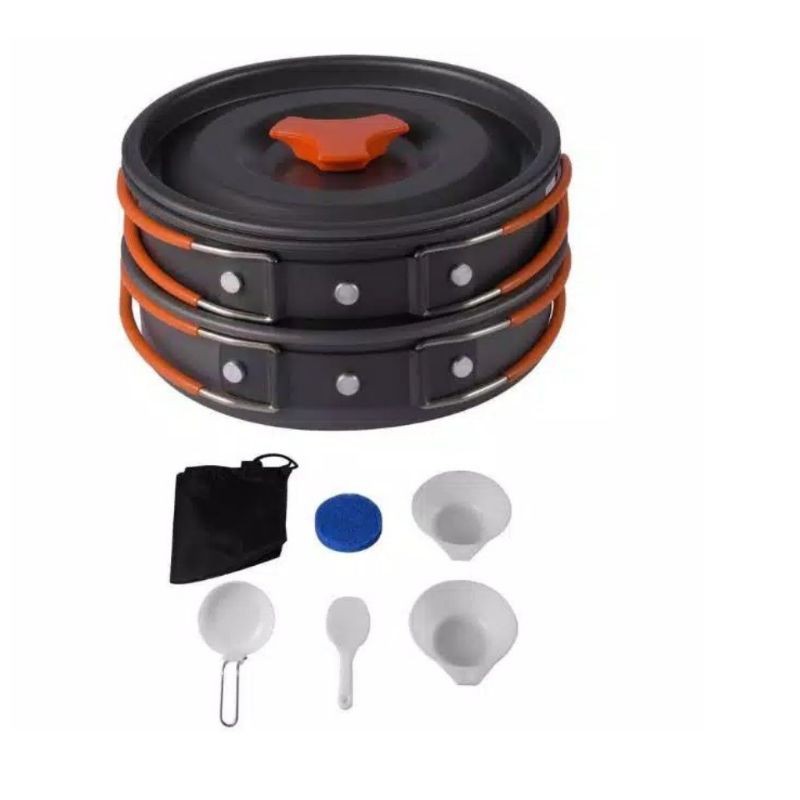 Cookingset Nesting Alat Masak Camping DS200