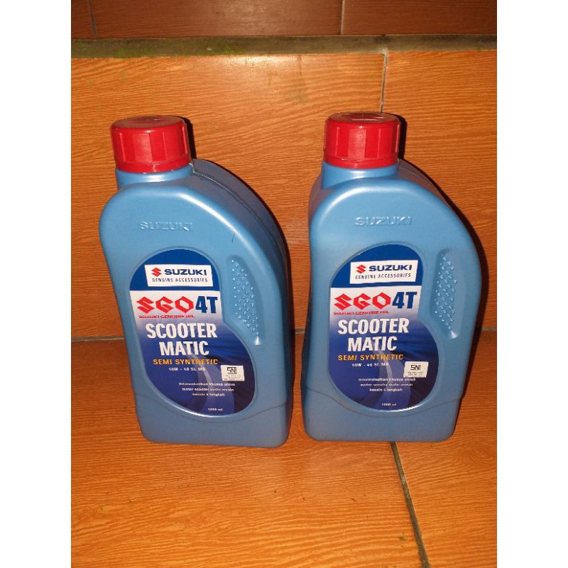 oli SGO matic suzuki ecstar kemasan baru ' skywave' hayate' spin' skydrive