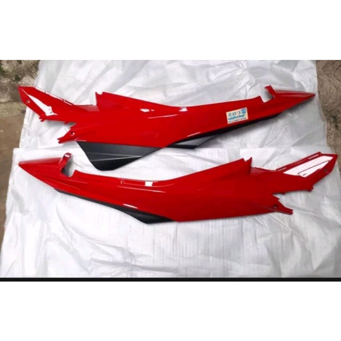 cover body satria fu facelift merah