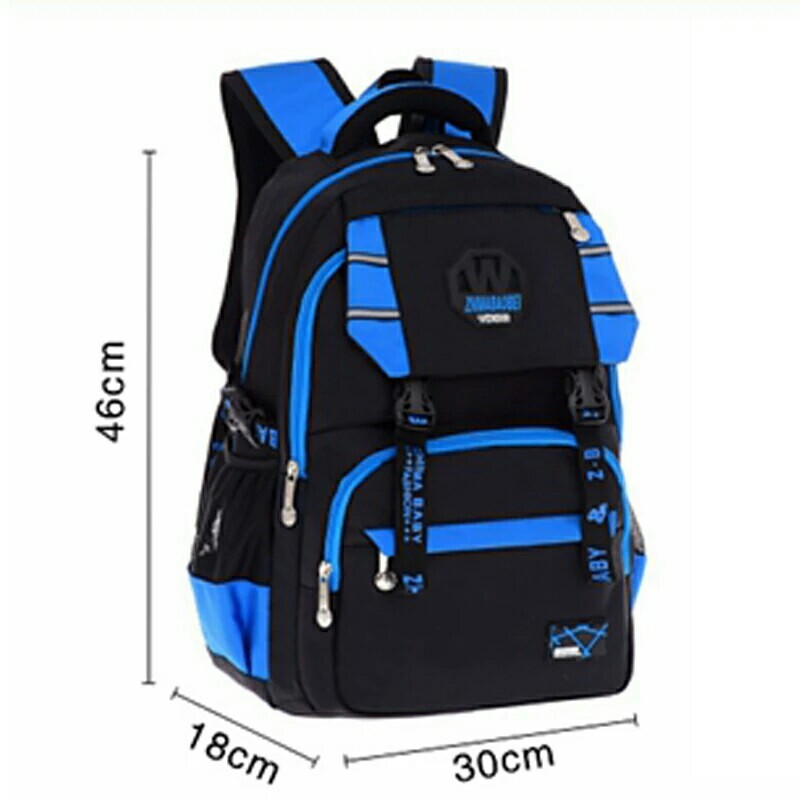 Tas Anak Sekolah Laki laki Simple SD SMP SMA Ransel Backpack Cowok Cewek Tas Punggung SD SMP Ruang Besar