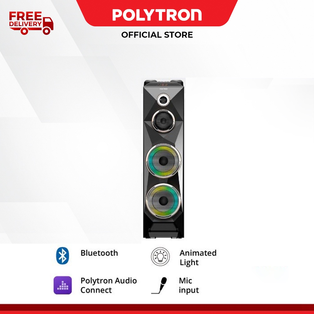 POLYTRON Active Speaker PAS 8SCA22 /-FM POLYTRON OFFICIAL STORE