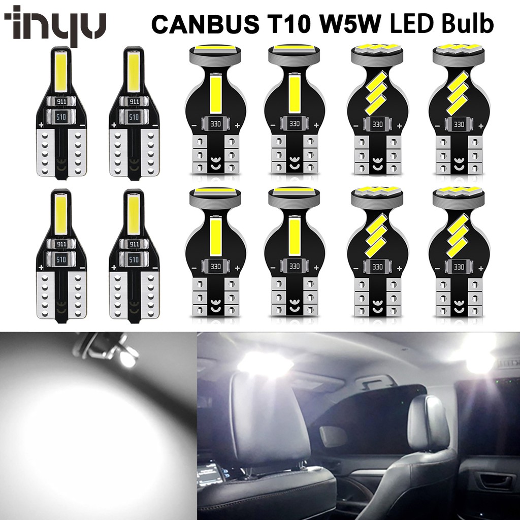 Lampu Led T10 W5W 194 12929 6000k 12v Untuk Interior Mobil Honda Toyota