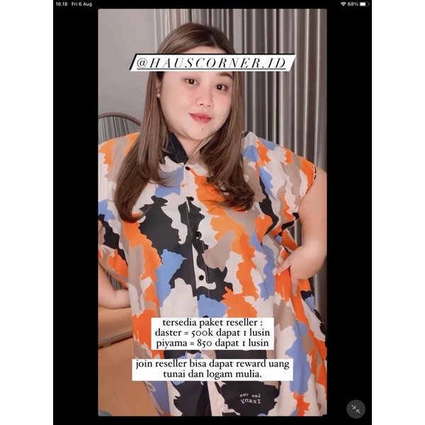 Dress Batwing Coway Clarissa Jumbol size XXL Daster Big Size Daster Jumbo Daster Super Jumbo