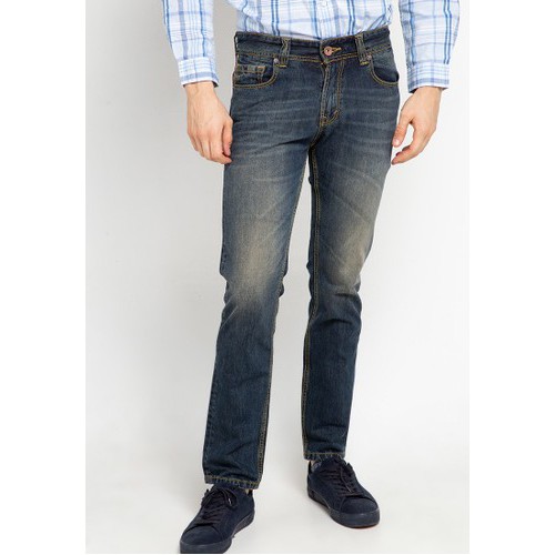 Celana Jeans Pria Original Lois CFL388G Slim Fit