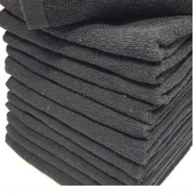 Handuk Salon Hitam Pink Putih Biru 70 x 33 cm