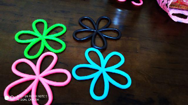 Flower Shape Heat Pad Tatakan Anti Panas Alas Panci Anti Panas