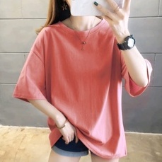 FF KAOS ASY POLOS OVERSIZE PRIA &amp; WANITA COTTON COMBED 24s BAJU BIG SIZE KOREAN STYLE TSHIRT OVERSIZED