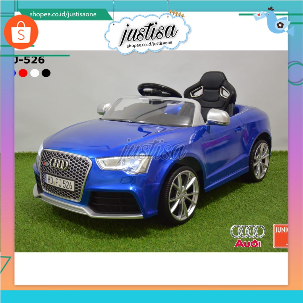 Promo  !! MOBIL AUDI R8 SPYDER FJ-526 - MAINAN MOBIL ANAK DENGAN AKI DAN REMOTE CONTROL - MAINAN MOBIL AKI