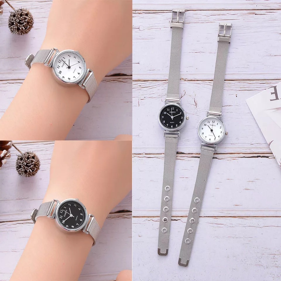 Jam Tangan Import Wanita Korea Stainless stell Jam Tangan Analog Wanita Fashion Import