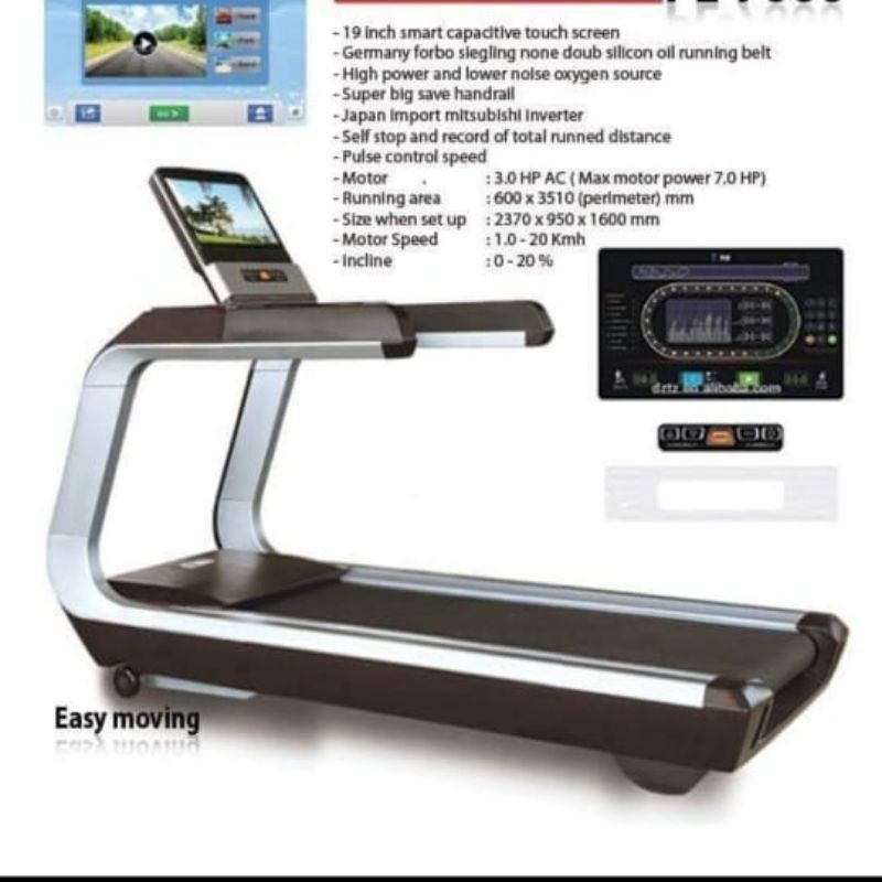 TREADMILL DHZ COMERSIAL 7 HP X8200A