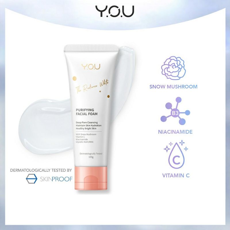 Y.O.U THE RADIANCE WHITE PURIFYING FACIAL FOAM