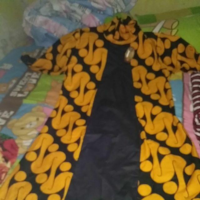 Tunic Santika Parang Kombi Tunic Batik Cewek Tunik Batik Wanita Seragam Batik Kerja Solo Modern