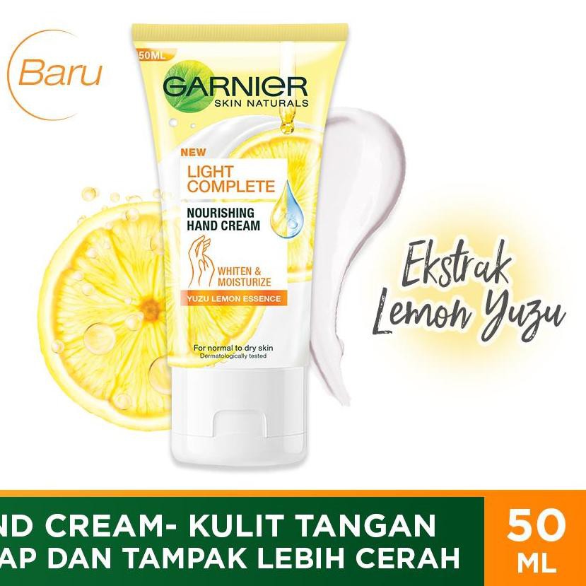 ♢ Garnier Moisturizing Hand Cream - Twinpack (Light Complete & Sakura White) ►