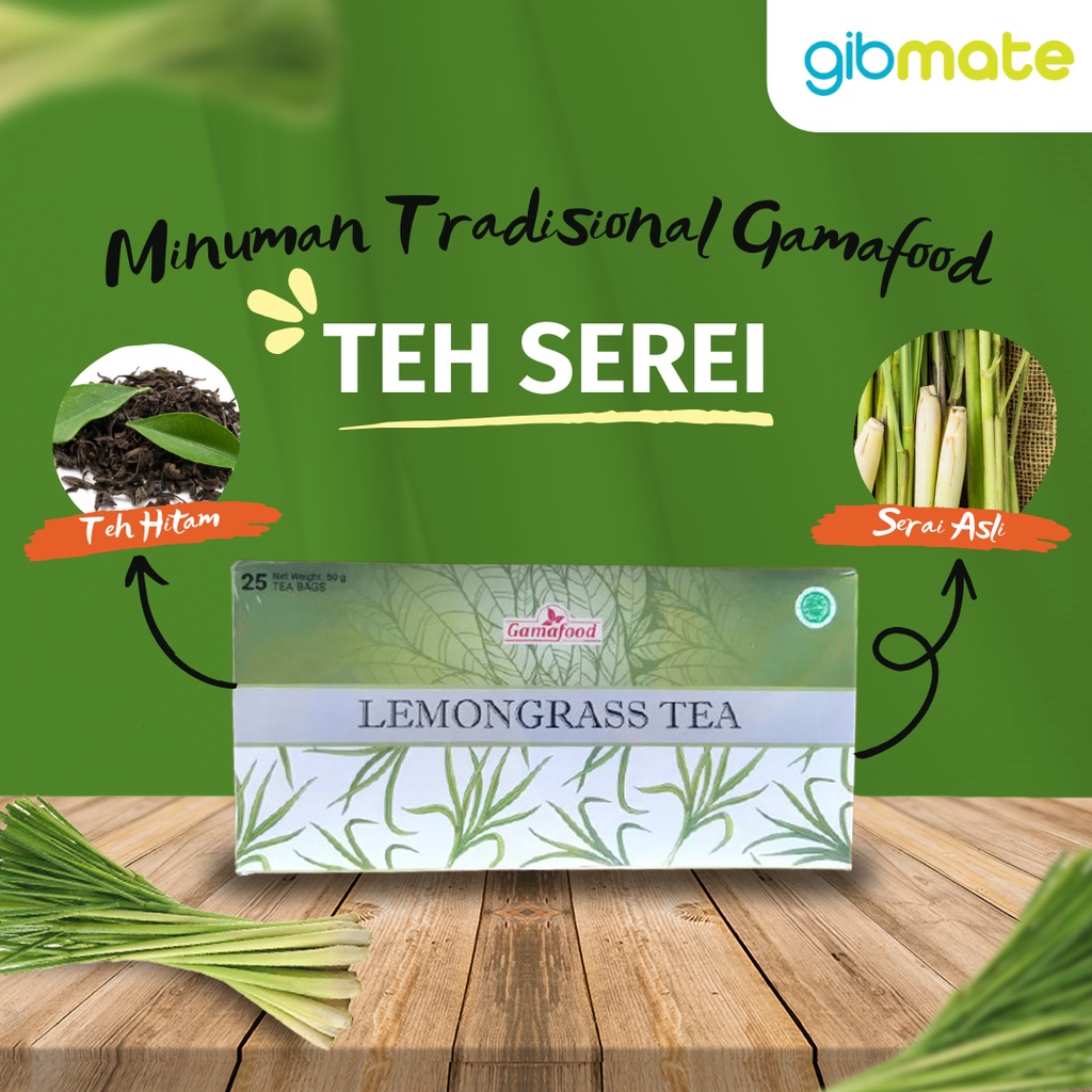 

Teh serai herbal Gamafood | lemongrass tea | Teh Detox | PROMO CLEARANCE