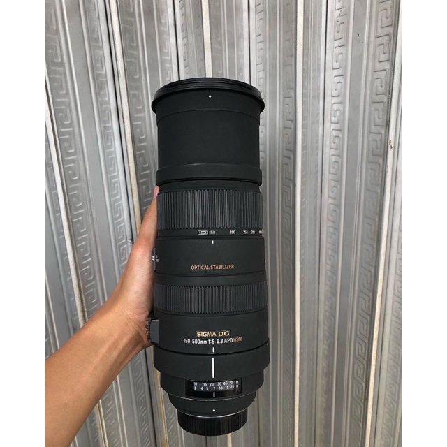 Lensa sigma dg 150-500mm f5-6.3 ham for nikon d750 d810 d800 d610 z6 z50