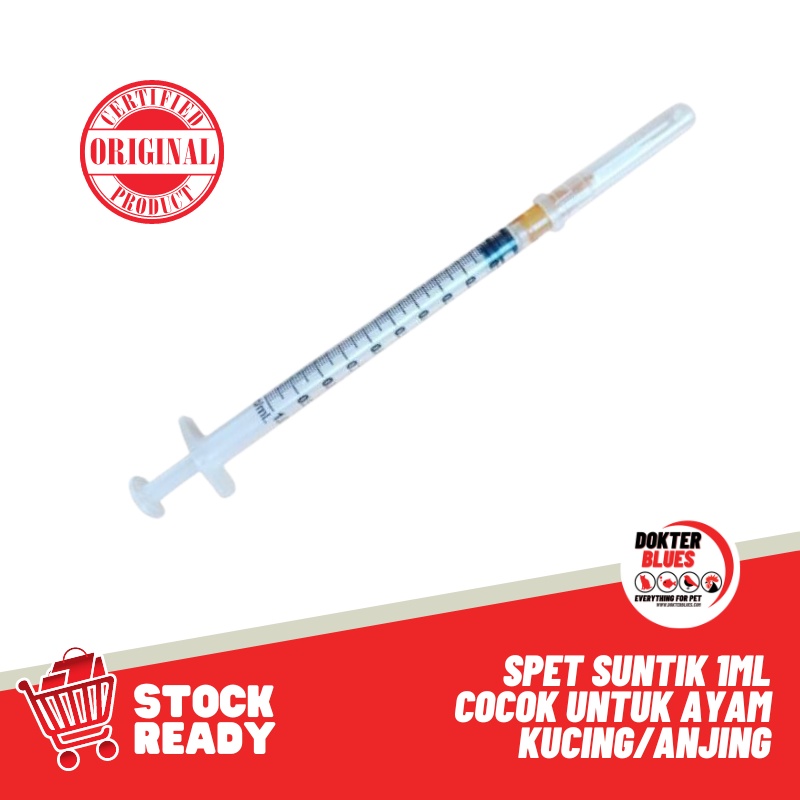 Suntikan Steril KECIL (1ml) Hewan Spet Ayam