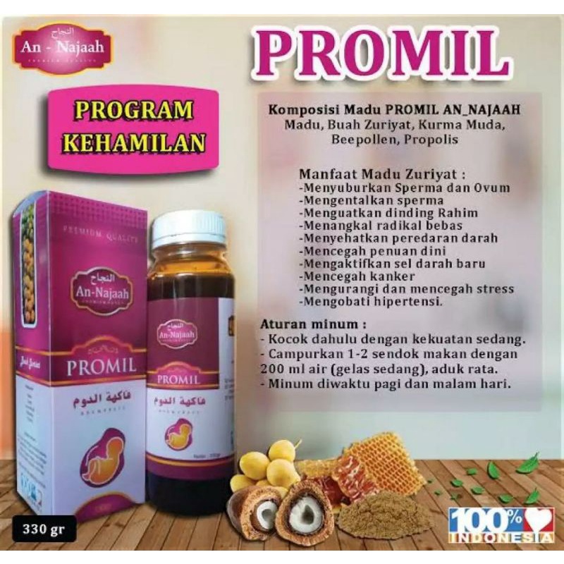 Madu Promil An Najah Original Kesuburan Suami Istri / Paket Promil Suami Istri