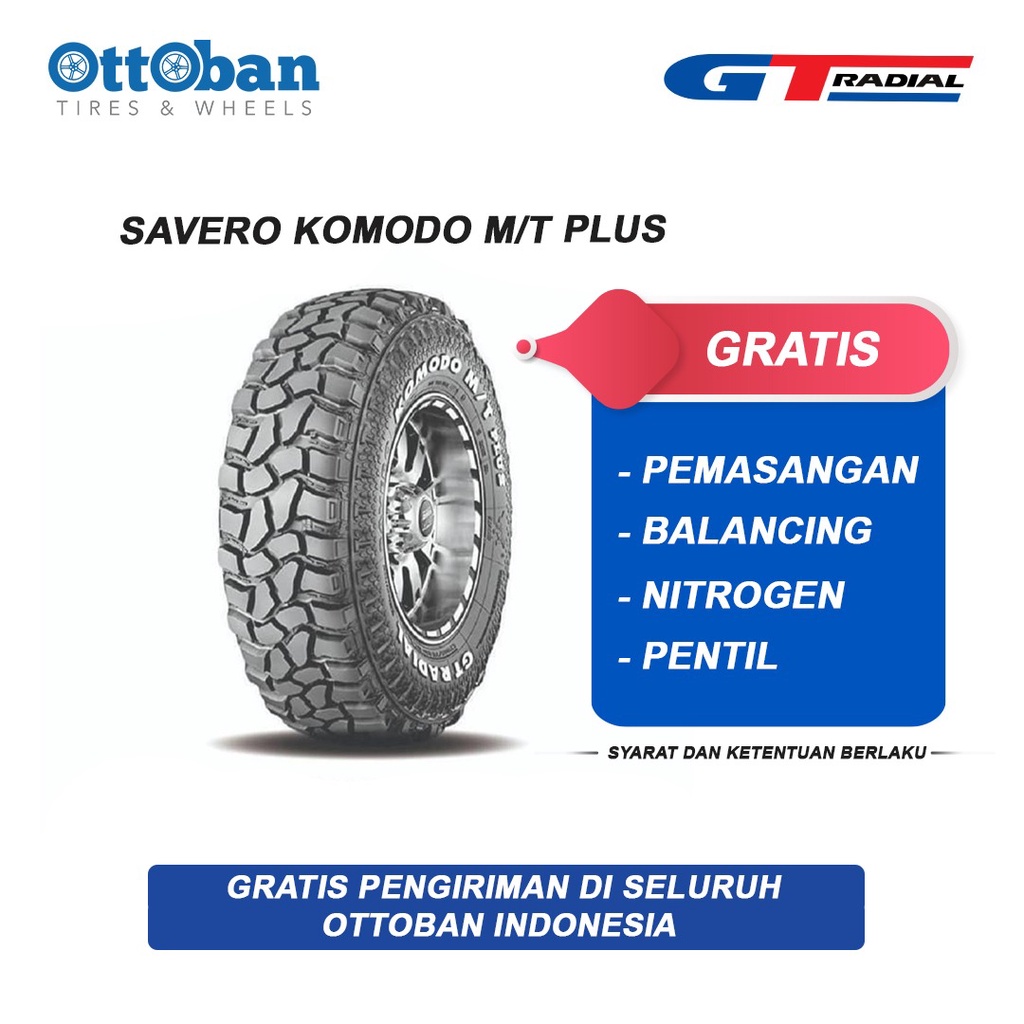 GT Radial Savero Komodo M/T LT 235/75 R15 Ban Mobil
