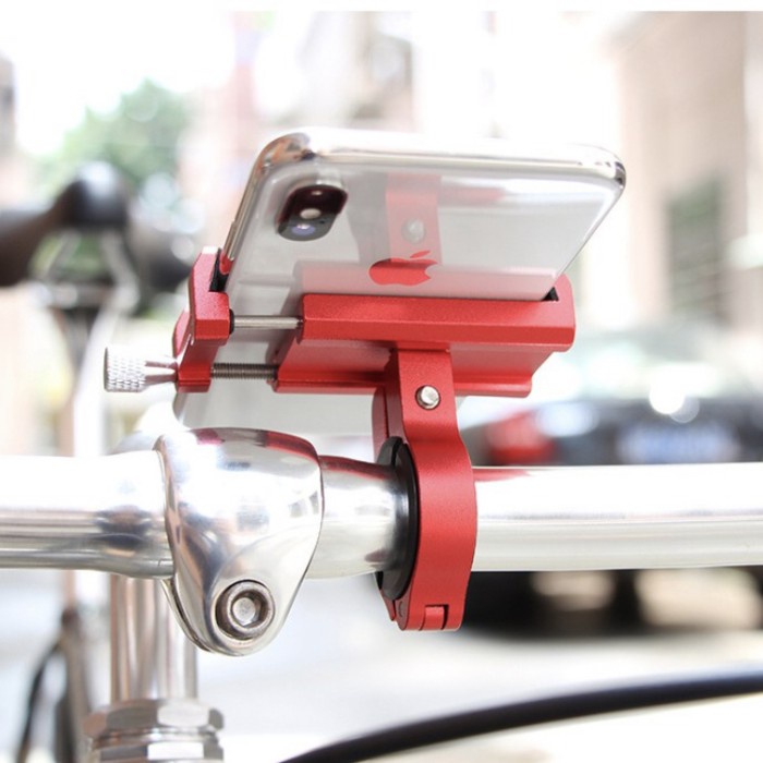 Phone holder GUB-81 alloy tempat dudukan handphone sepeda