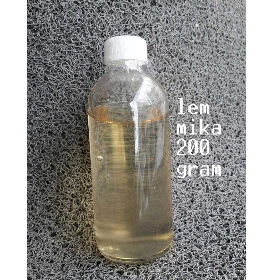 

Lem Mika Plastik Bening Transparan (200 Gram) (KODE 9714)